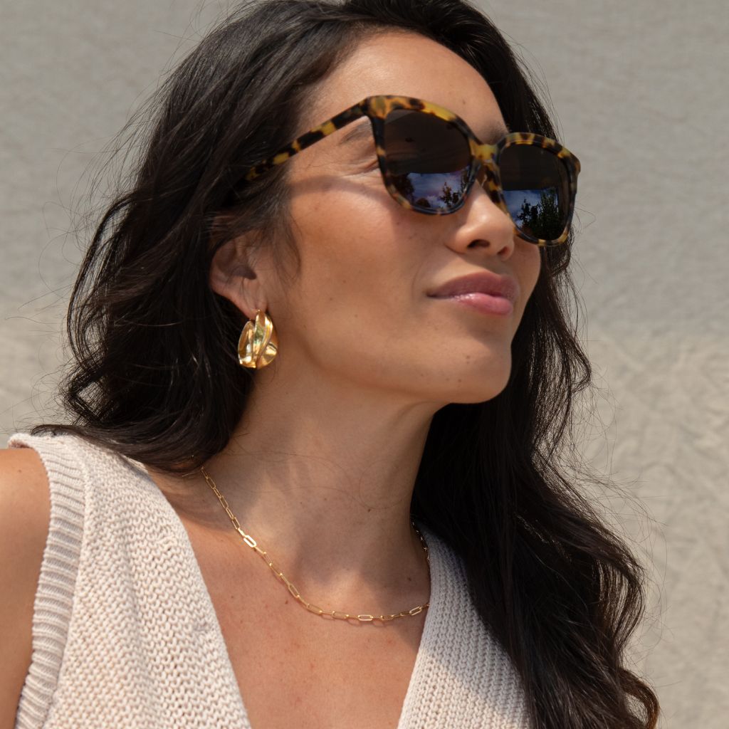 #color_Lilikoi Tortoise with Polarized Tan Lens