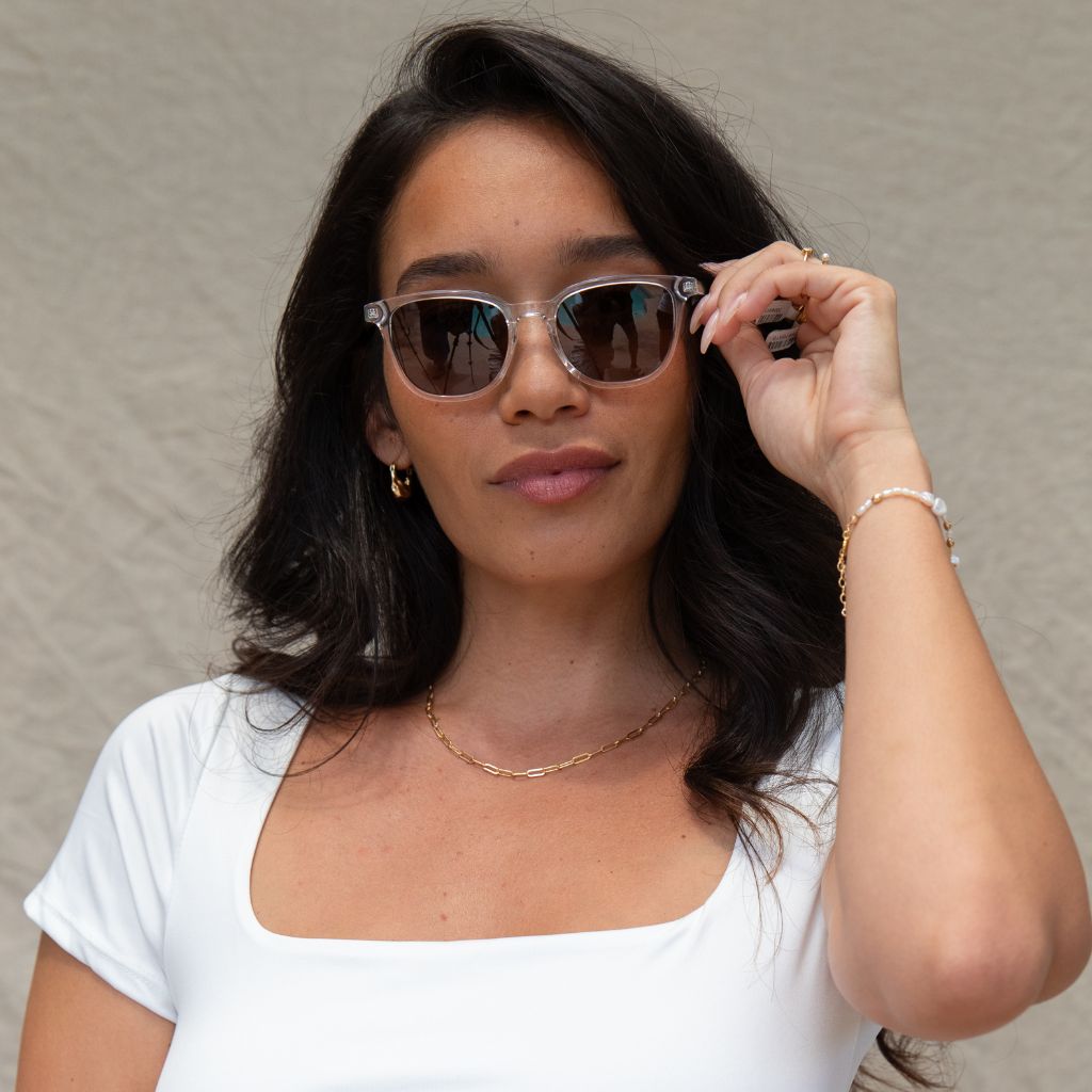 #color_Ice with Tan Polarized Lenses