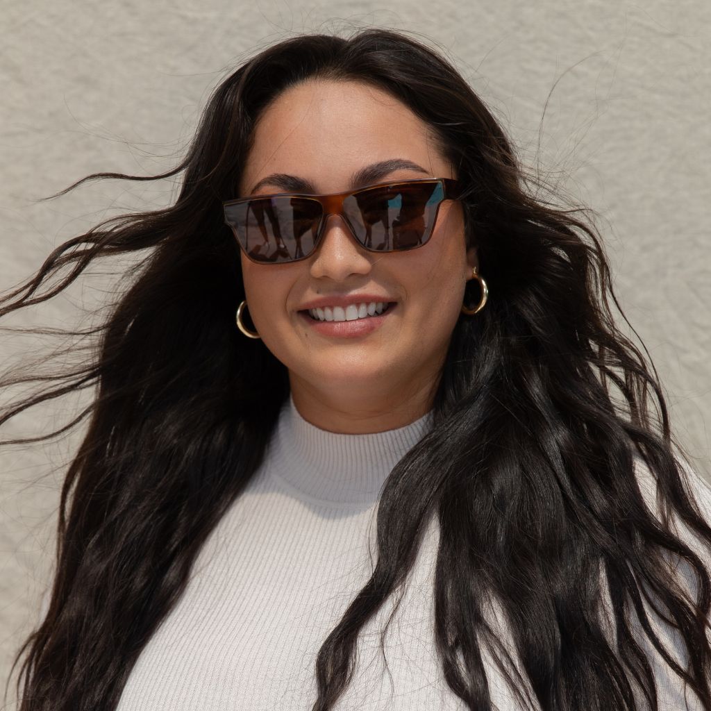 #color_Affogato with Tan Nylon Non-polarized Lenses