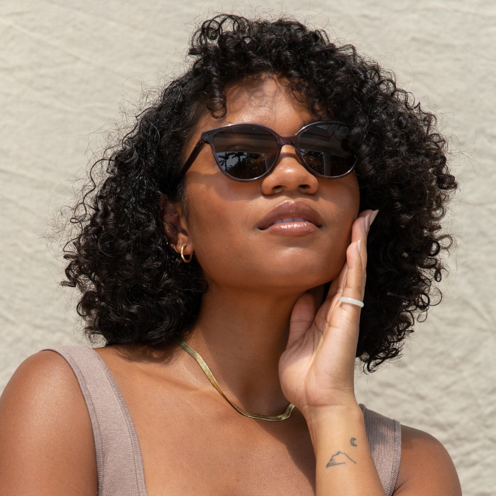 #color_Caribbean Conch with Tan Polarized Lenses