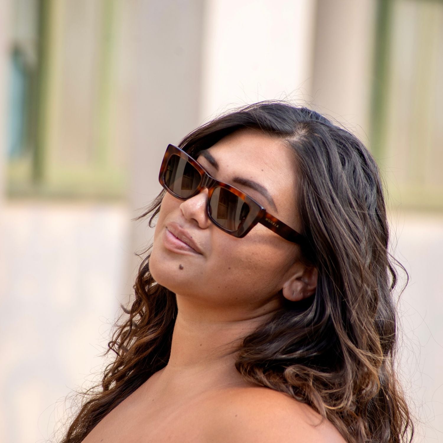 #color_Tiger Eye Tortoise with Polarized Tan Lenses