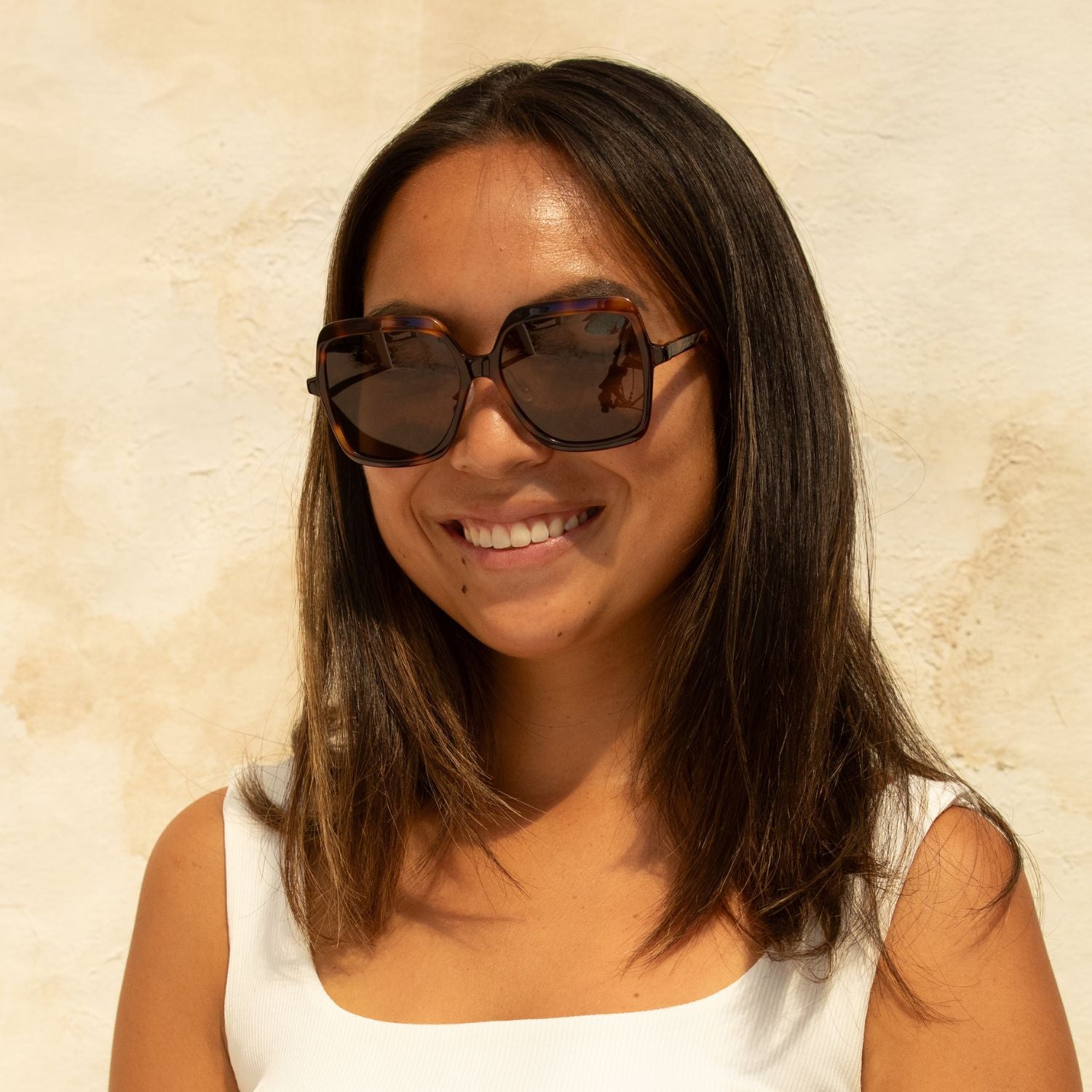 #color_Cappuccino ContourBridge™ with Polarized Tan Lenses