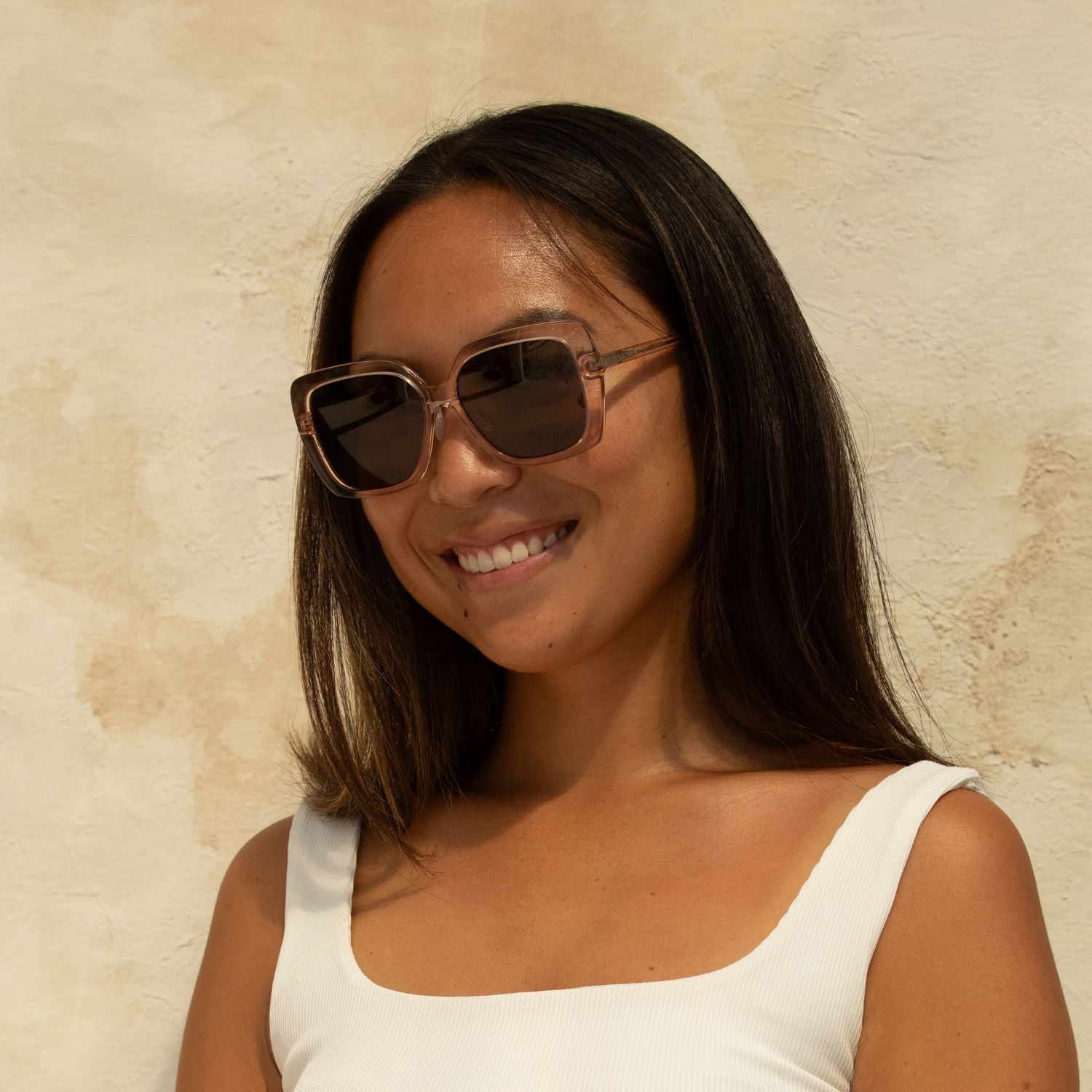 #color_Guava Mimosa ContourBridge™ with Polarized Tan Lenses