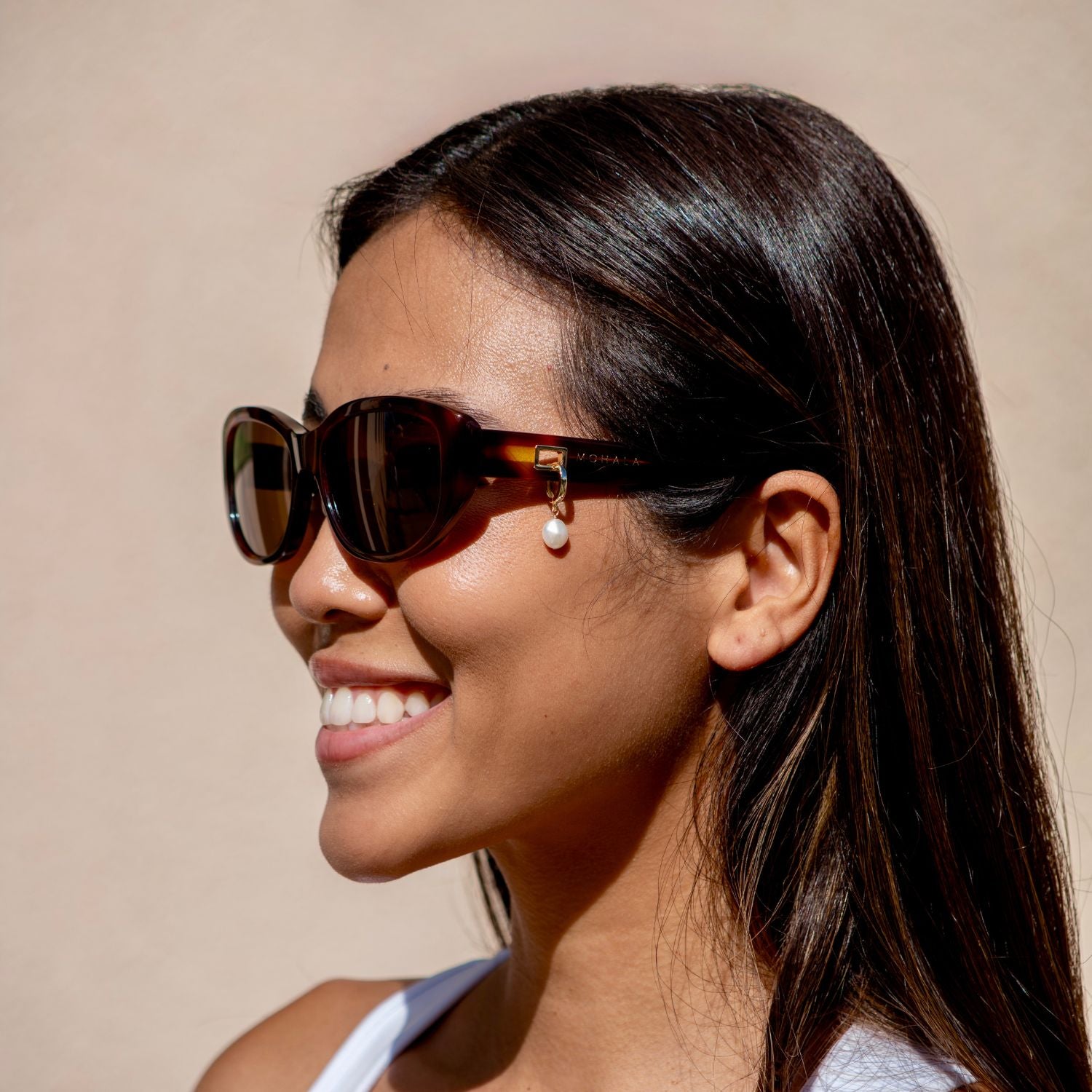 #color_Cappuccino ContourBridge™ with Polarized Tan Lenses