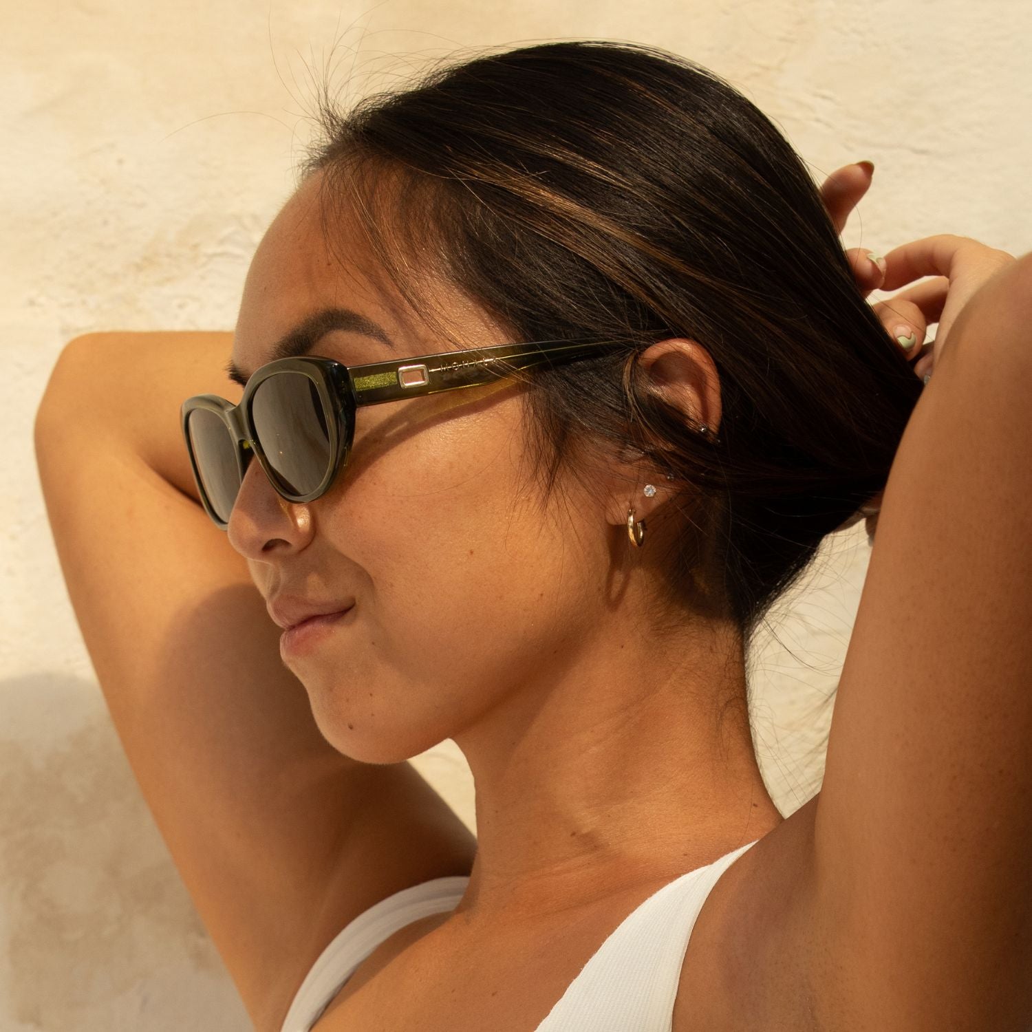 #color_Olivine ContourBridge™ with Polarized Tan Lenses