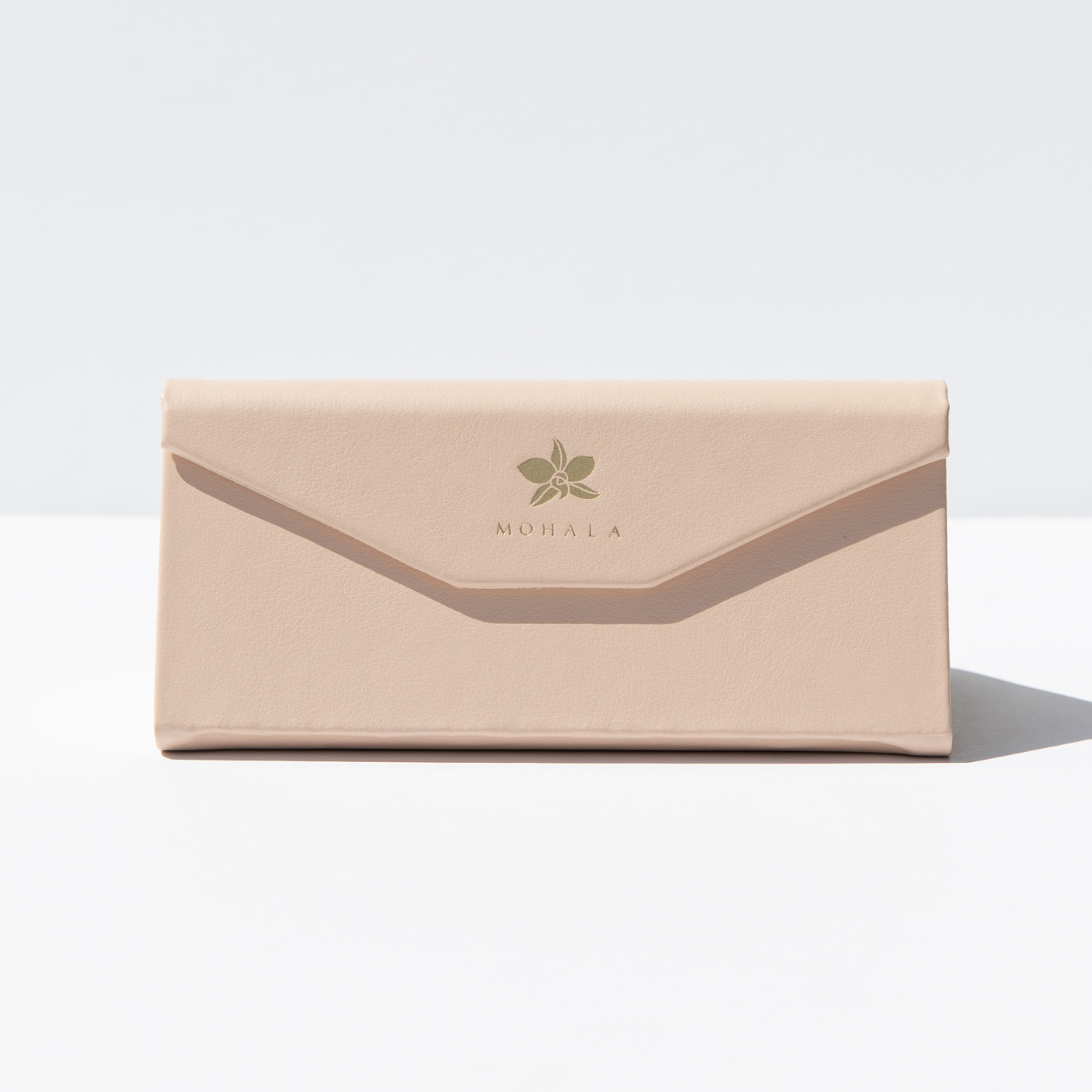 Vegan Leather Collapsible Case in Sand