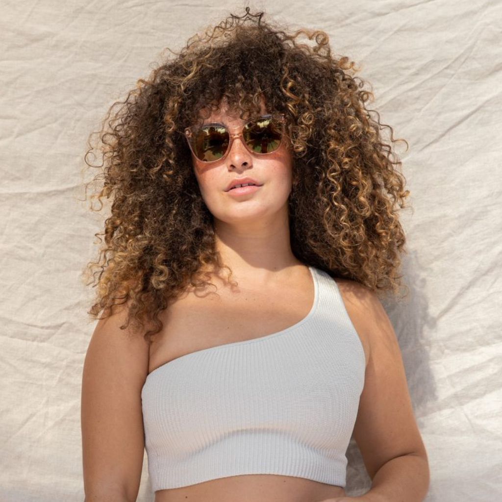 #color_Guava Mimosa with Polarized Gold Mirrored Lenses