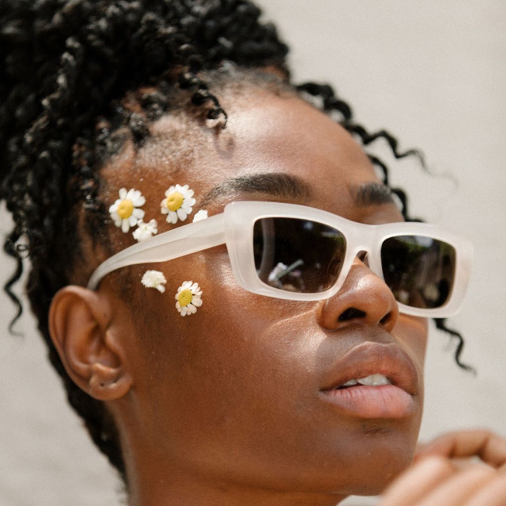 visible:Channel has a oval face shape, wide face width, low nose bridge #color_Kyoto Snow with Polarized Gray Gradient Lenses