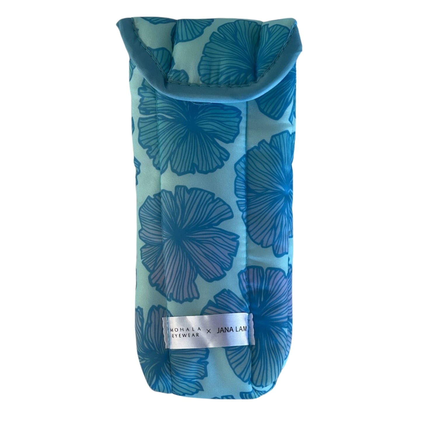 Jana Lam X Mohala Eyewear Soft Case - Seaflower in Dark Blue - Individual Sale