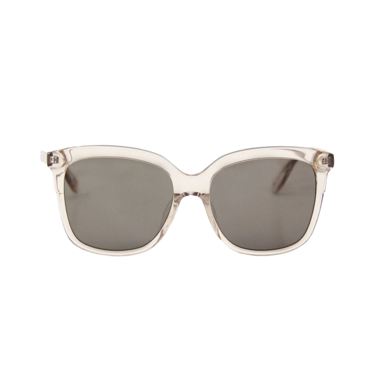 Keana Sunglasses in Lychee Soda in Medium nose bridge with Gray Polari