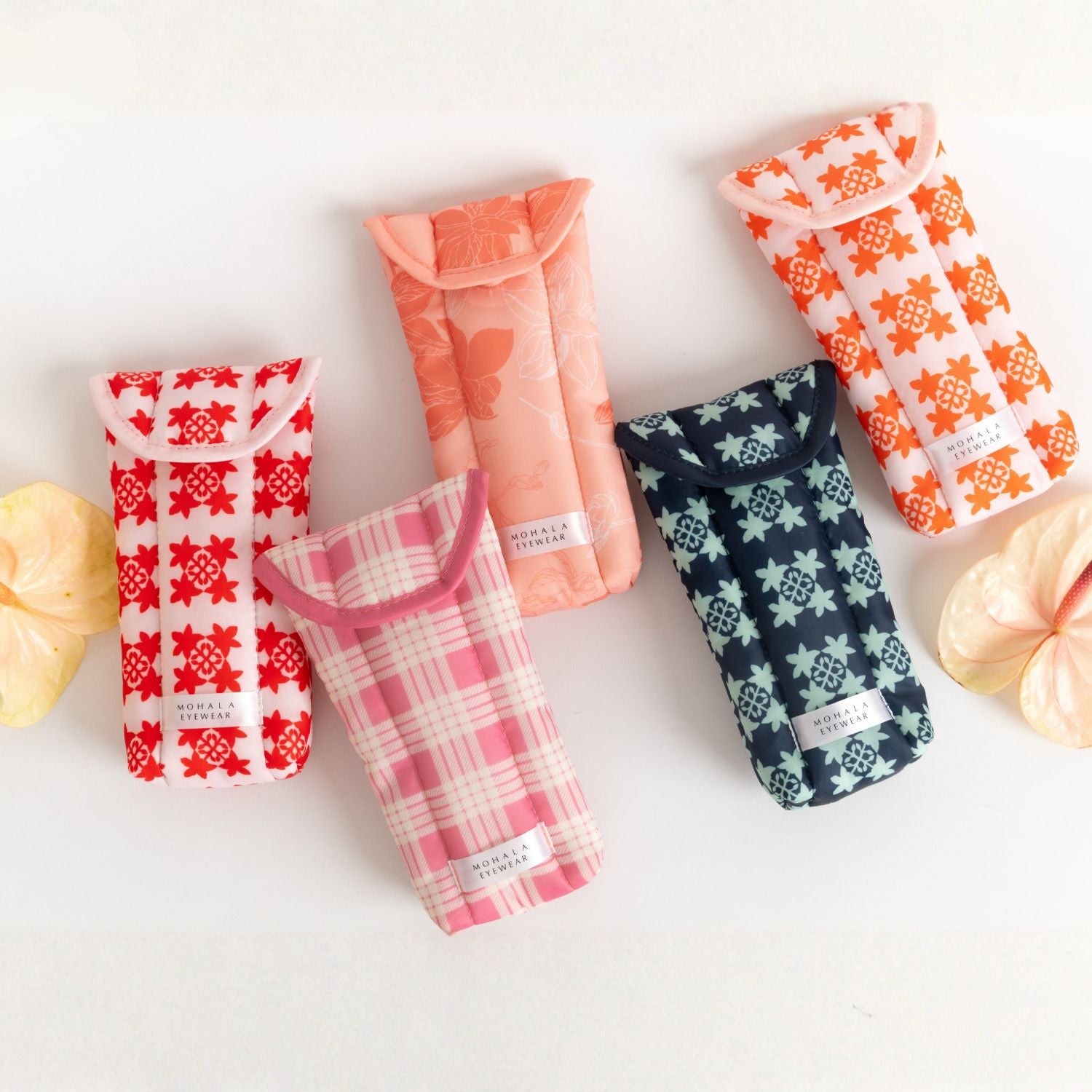 Mohala Soft Case in Orange Quilt