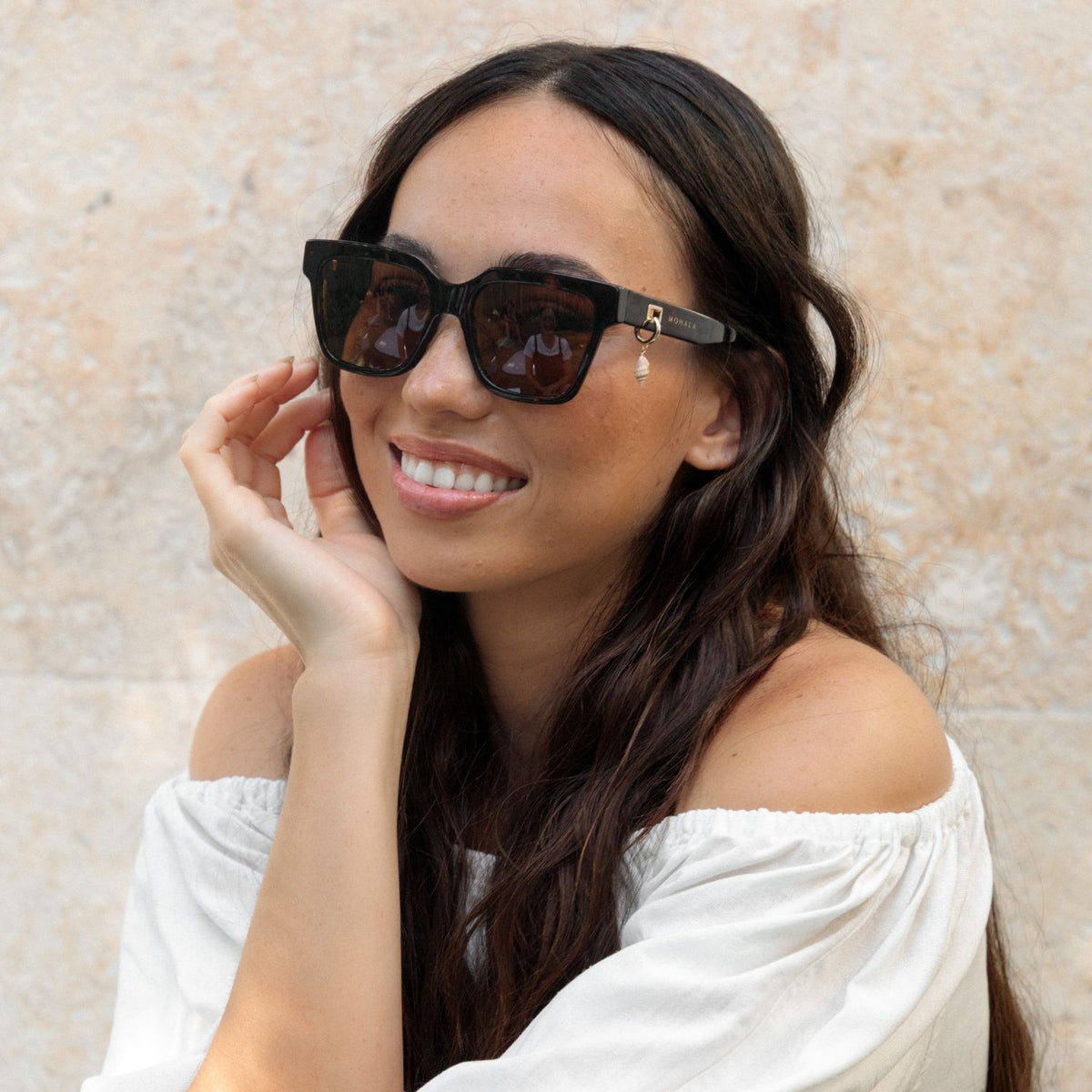 Hana Kukui Tortoise Model 1 #color_Kukui Tortoise with Polarized Tan Lenses