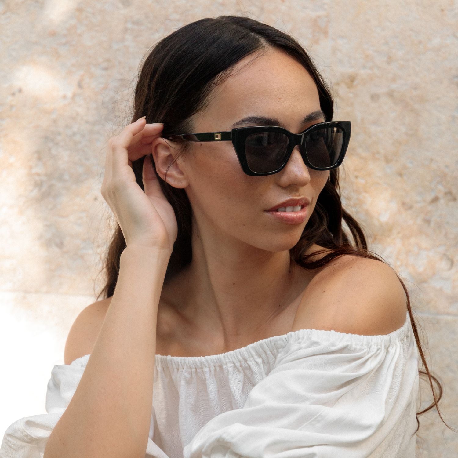 #color_Black Lava Puka with Polarized Gray Lenses