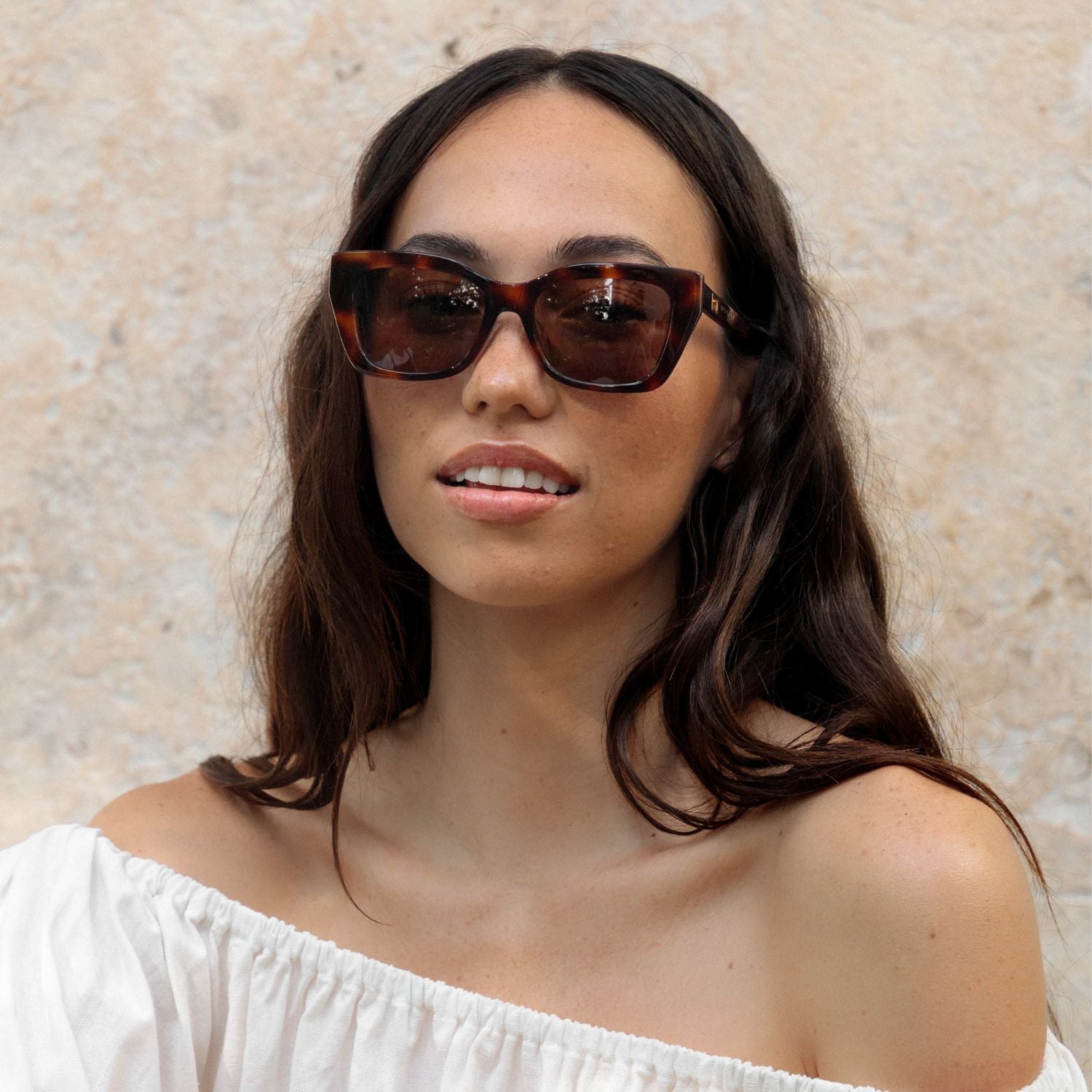 #color_Cappuccino Puka with Polarized Tan Lenses
