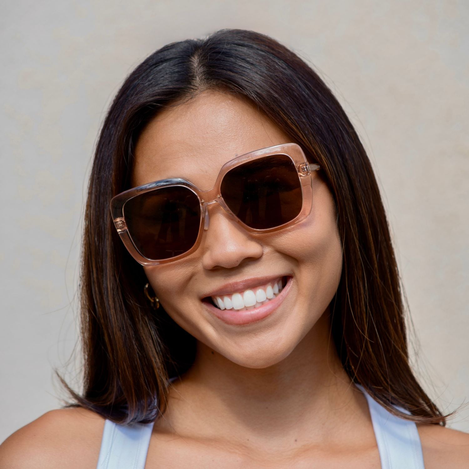 #color_Guava Mimosa ContourBridge™ with Polarized Tan Lenses