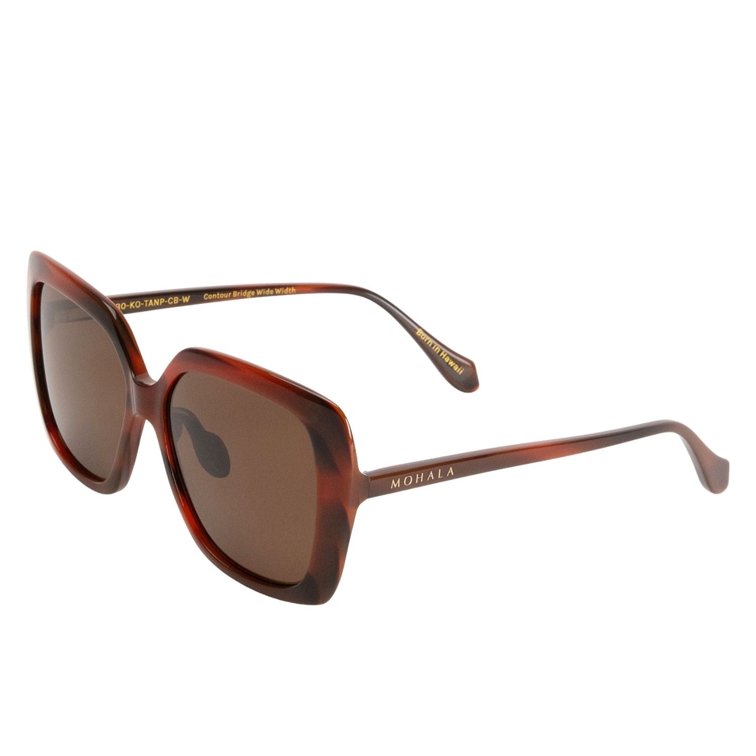 #color_Koa Tortoise ContourBridge™ with Polarized Tan Lenses