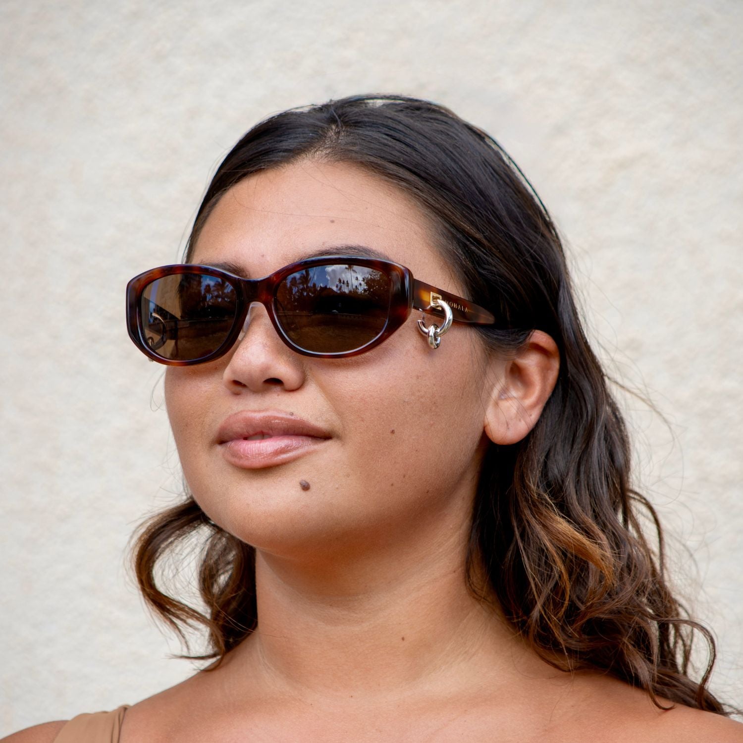 #color_Cappuccino ContourBridge™ with Polarized Tan Lenses