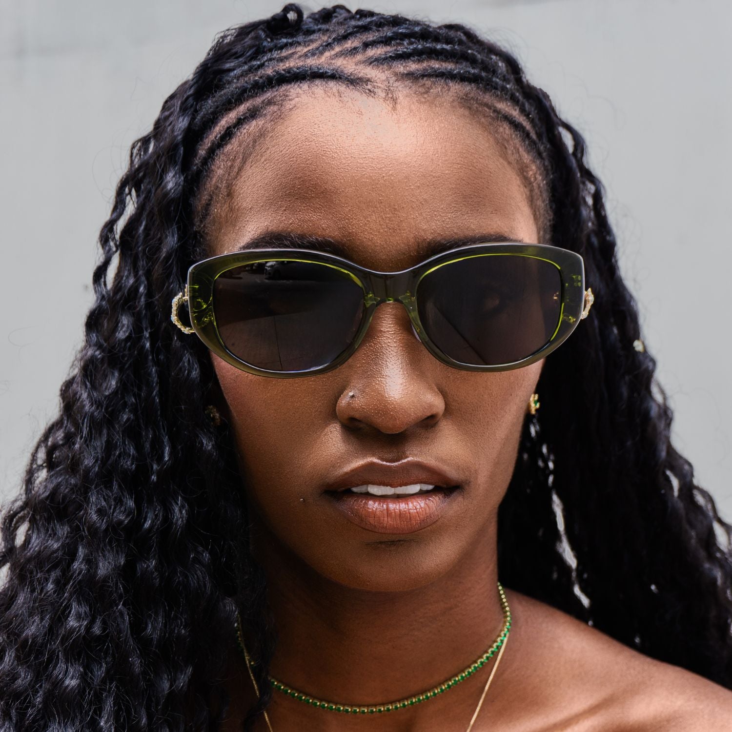 #color_Olivine Puka ContourBridge™ with Polarized Tan Lenses