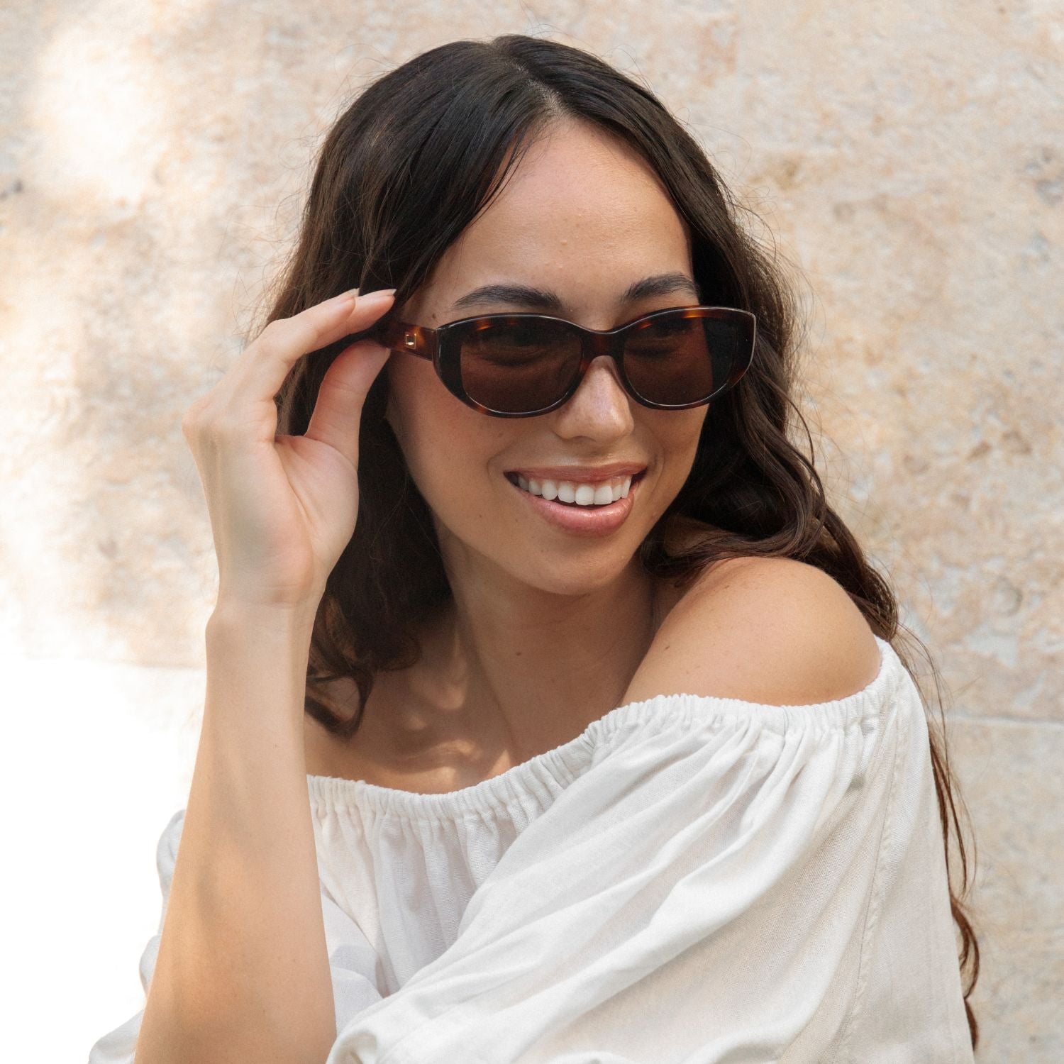 Melialani Puka Polarized Oval Sunglasses