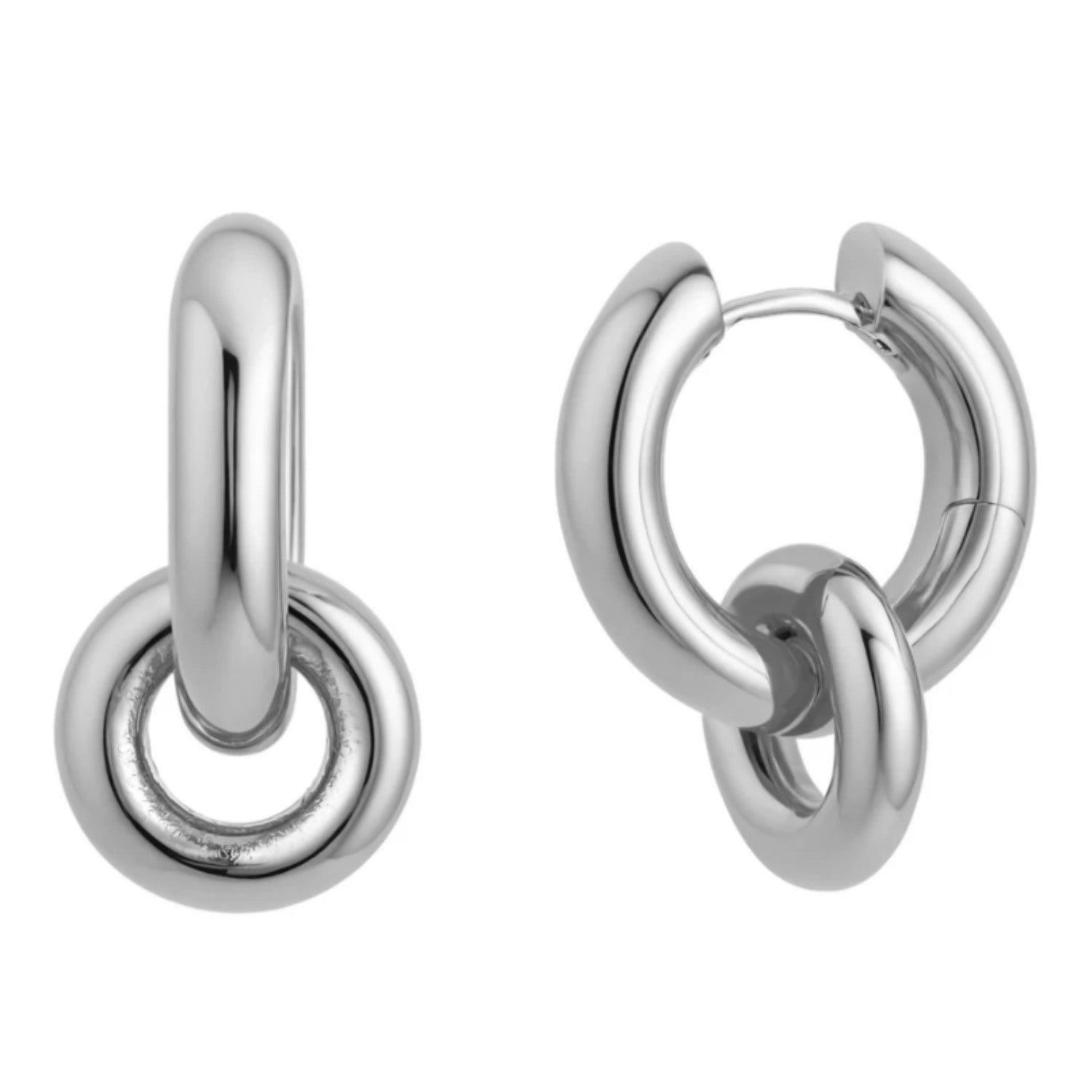 Stevie Hoop (Silver) by Love Me Knots