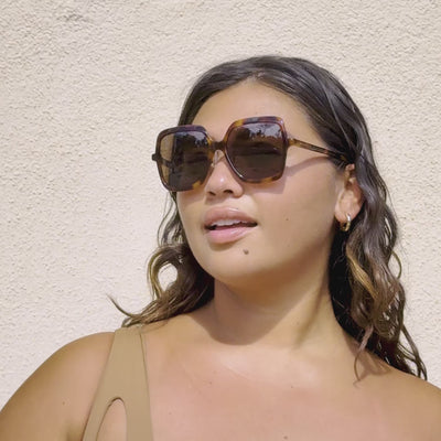 #color_Cappuccino ContourBridge™ with Polarized Tan Lenses