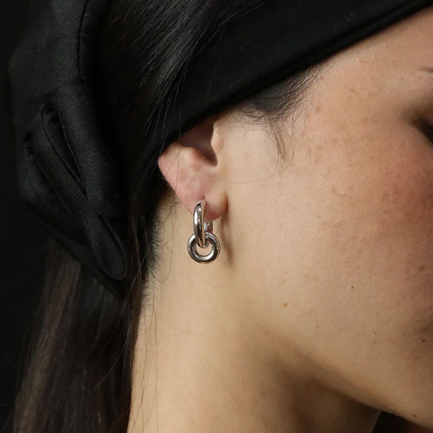 Stevie Hoop (Silver) by Love Me Knots