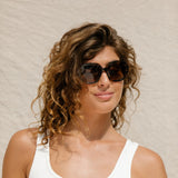 visible:Jordyn has a square face shape, med width, tall nose bridge:black #color_Chai Tortoise with Polarized Tan Lenses